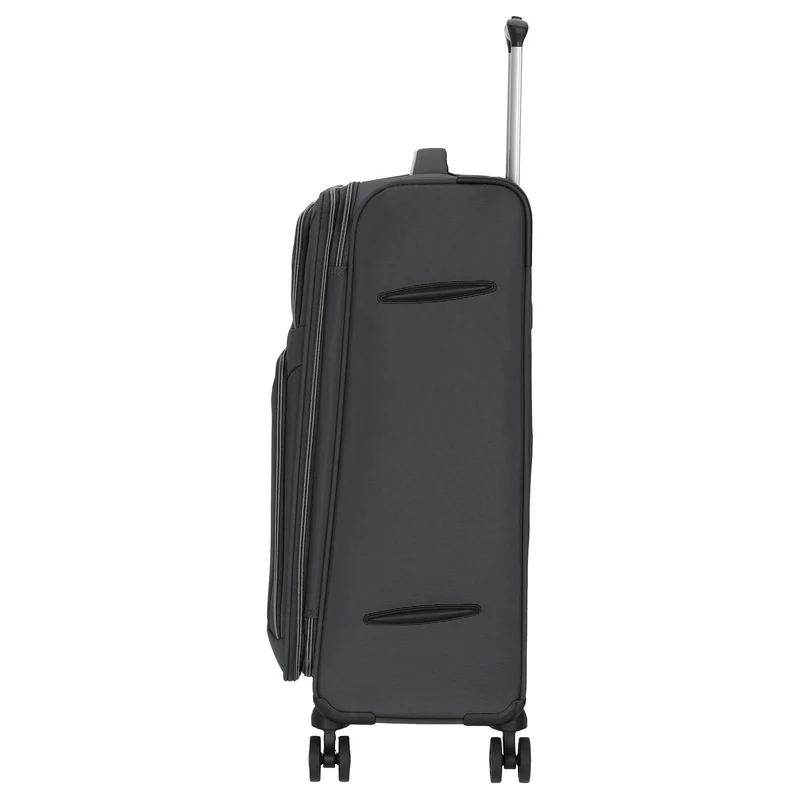 D&N Travel Line 9204 - 4-Rollen-Trolley M 66 cm erw. (grau)