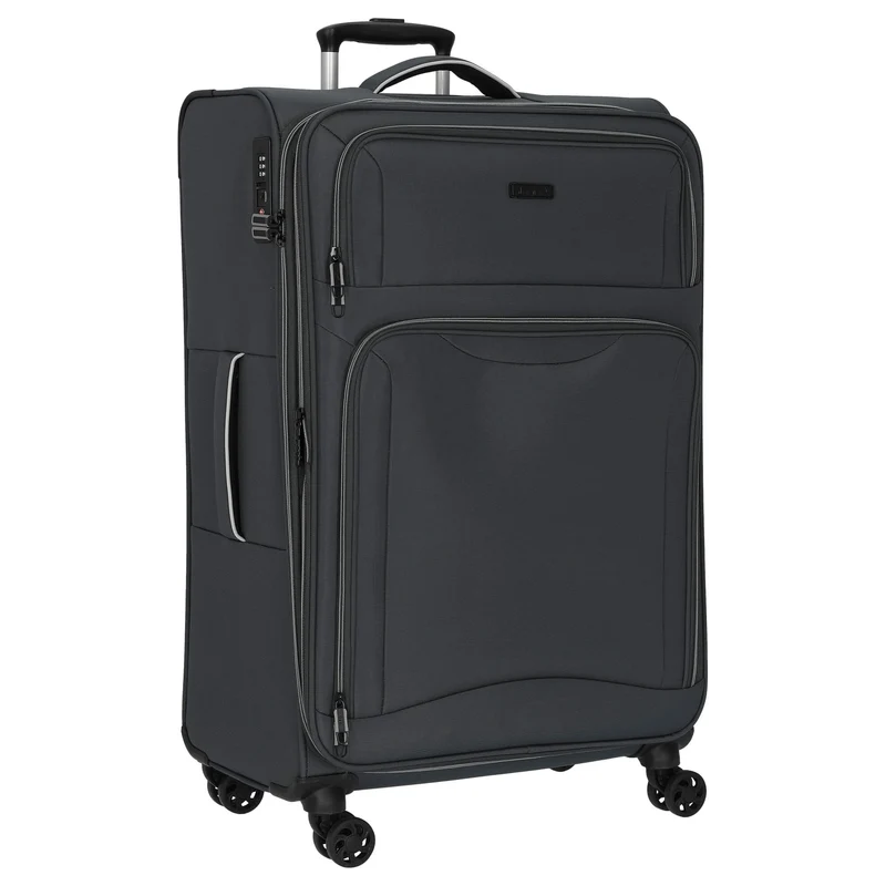 D&N Travel Line 9204 - 4-Rollen-Trolley L 76 cm (grau)
