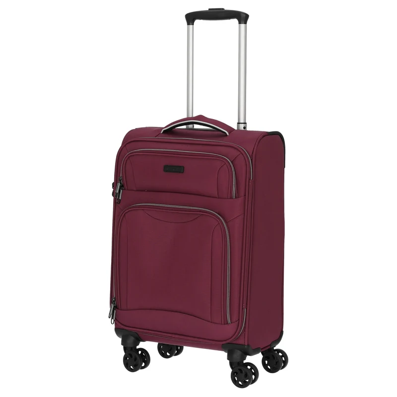 D&N Travel Line 9204 - 4-Rollen-Kabinentrolley S 55 cm (purple)