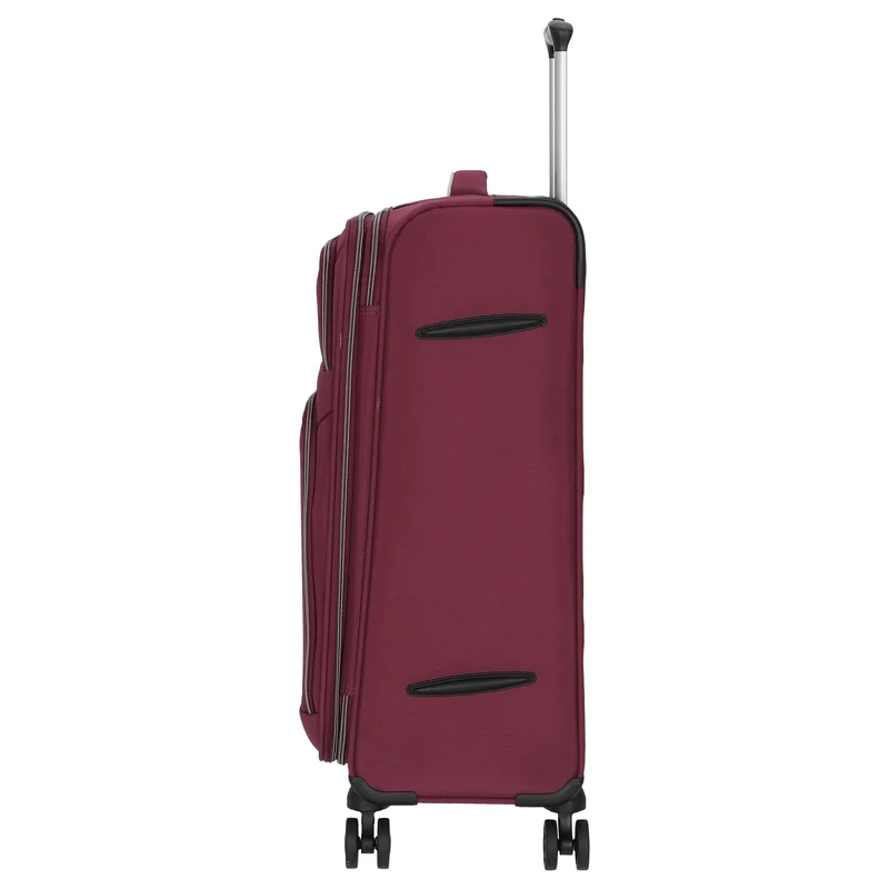 D&N Travel Line 9204 - 4-Rollen-Trolley M 66 cm erw. (purple)