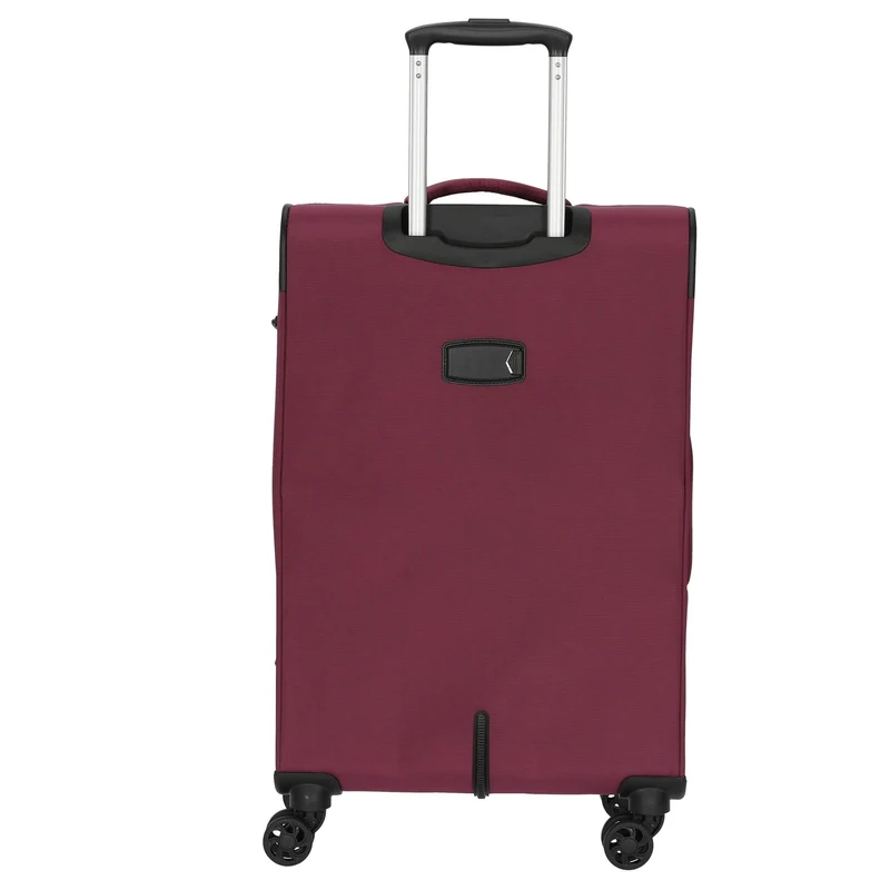 D&N Travel Line 9204 - 4-Rollen-Trolley M 66 cm erw. (purple)