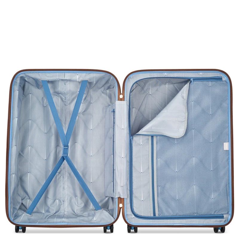 Delsey Paris Freestyle - 4-Rollen-Trolley 76 cm (himmelblau)
