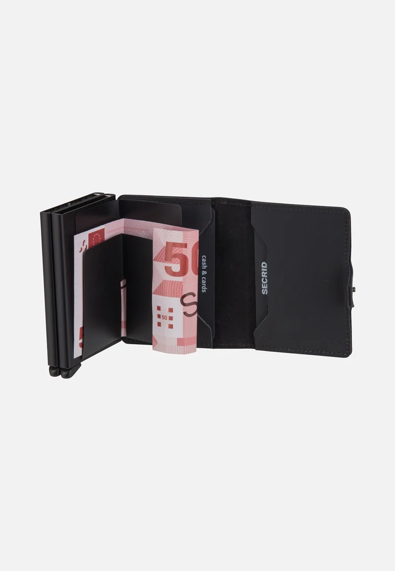 Twinwallet Matte Black - Portemonnaie