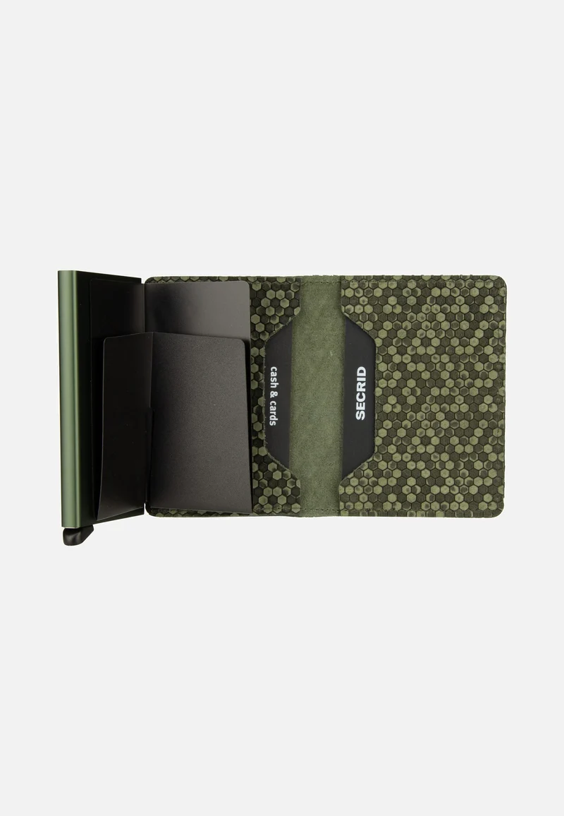 Slimwallet Hexagon Green - Portemonnaie