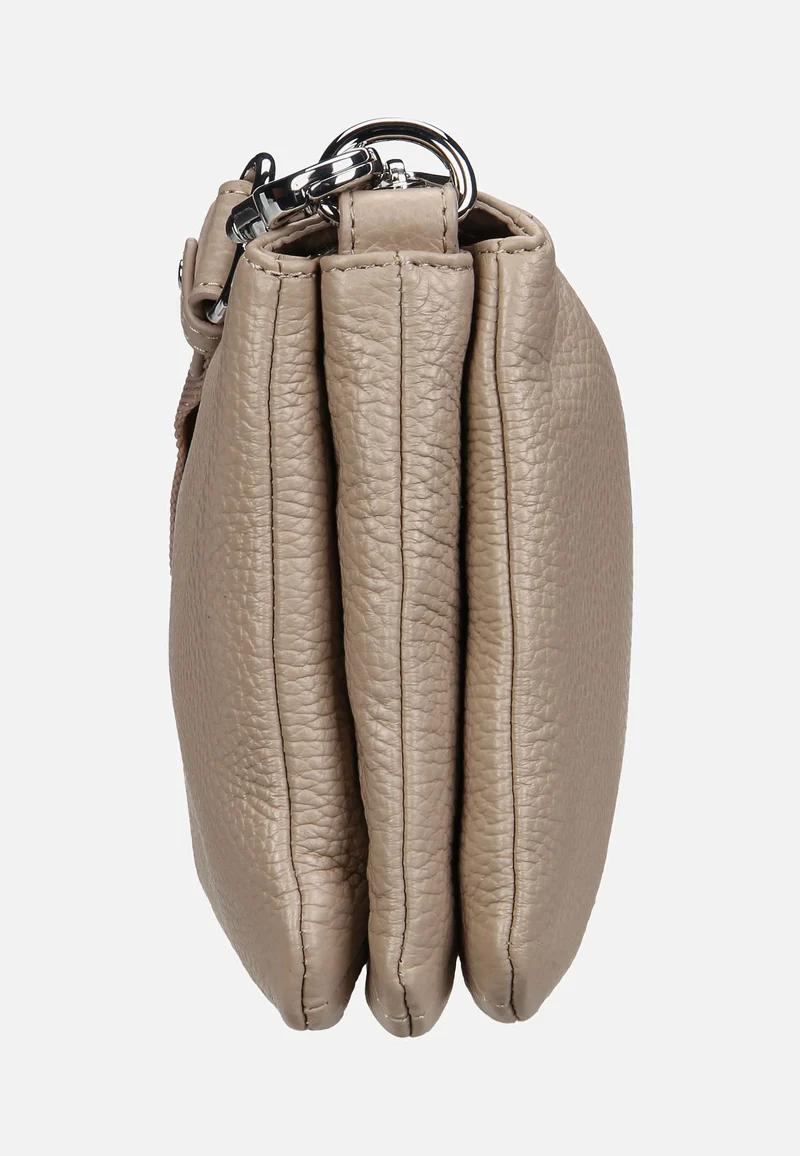 Mellow Leather Pochette FZT82 Warm Taupe - Crossbody Bag